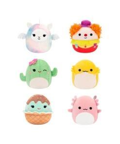 Squishville Mini Squishmallows Pack de 6 peluches A 5 cm