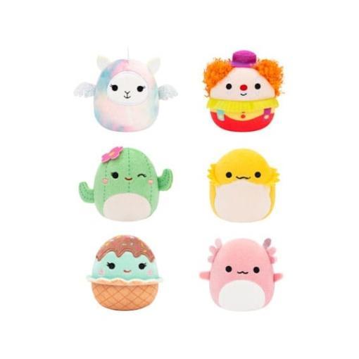 Squishville Mini Squishmallows Pack de 6 peluches A 5 cm