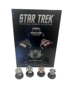 Star Trek Starship Mini Réplica Diecast Shuttle Set 4 - Embalaje dañado