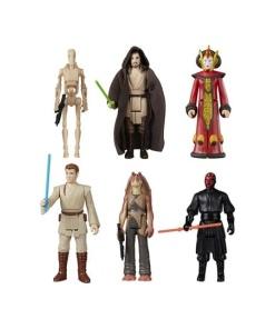 Star Wars Episode I Retro Collection Figuras The Phantom Menace Multipack 10 cm - Embalaje dañado