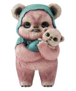 Star Wars Estatua de diseñador Ewok by Mab Graves Pink Variant 18 cm