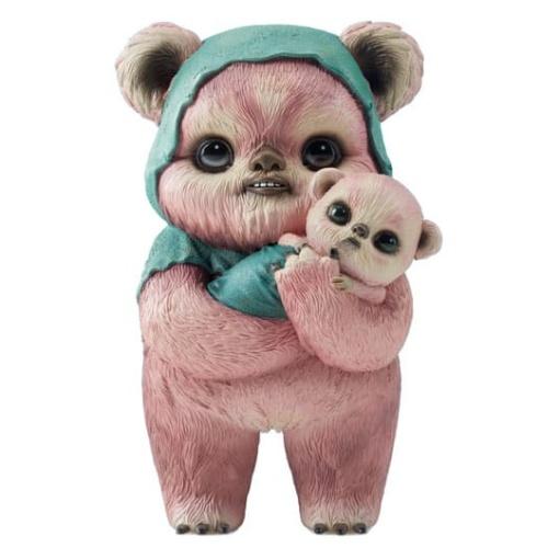 Star Wars Estatua de diseñador Ewok by Mab Graves Pink Variant 18 cm