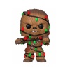 Star Wars POP! Vinyl Cabezón Holiday Chewbacca with Lights 9 cm