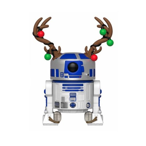 Star Wars POP! Vinyl Cabezón Holiday R2-D2 9 cm