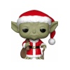 Star Wars POP! Vinyl Cabezón Holiday Santa Yoda 9 cm