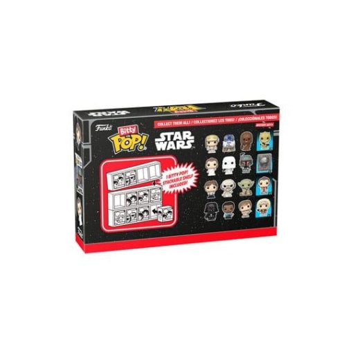 Star Wars Pack de 4 Figuras Bitty POP! Vinyl Han 2