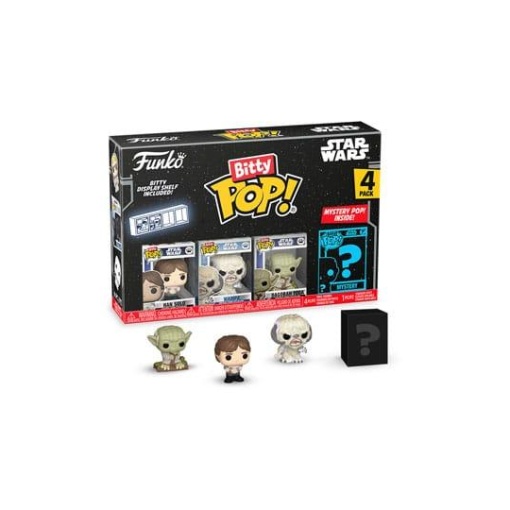 Star Wars Pack de 4 Figuras Bitty POP! Vinyl Han 2