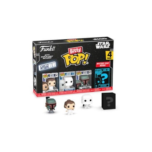 Star Wars Pack de 4 Figuras Bitty POP! Vinyl Leia 2