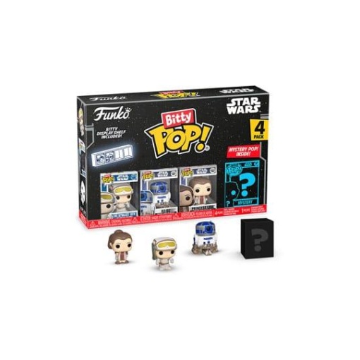 Star Wars Pack de 4 Figuras Bitty POP! Vinyl Luke 2