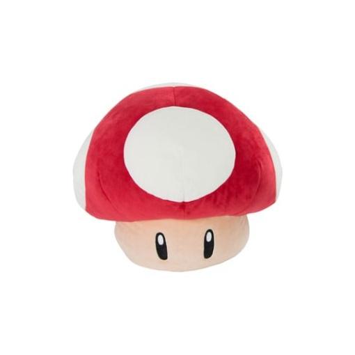 Super Mario Peluche Mocchi-Mocchi Mega Champiñón 36 cm