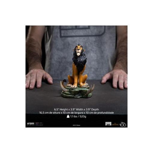 The Lion King Estatua 1/10 Art Scale Scar Regular 16 cm - Embalaje dañado