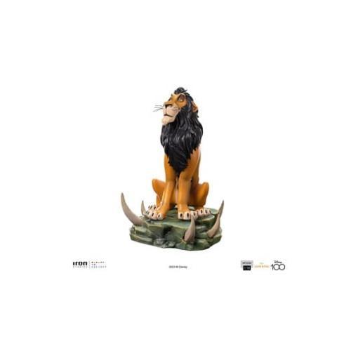 The Lion King Estatua 1/10 Art Scale Scar Regular 16 cm - Embalaje dañado