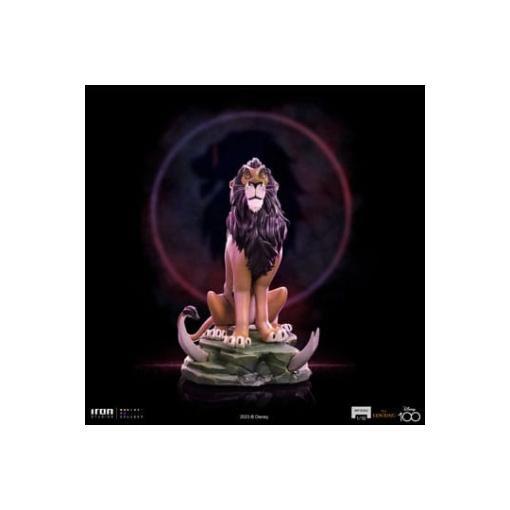 The Lion King Estatua 1/10 Art Scale Scar Regular 16 cm - Embalaje dañado