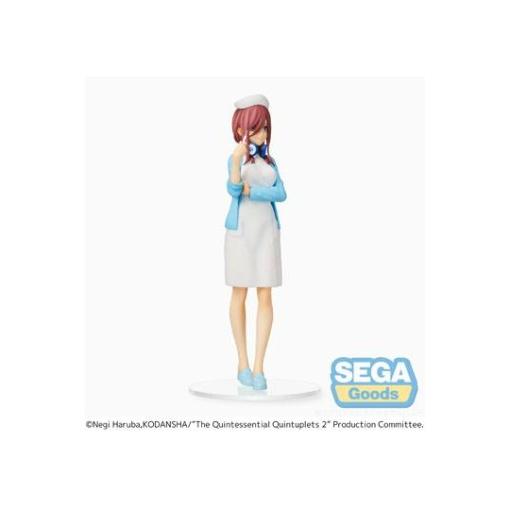 The Quintessential Quintuplets 2 Estatua PVC SPM Miku Nakano Nurse Ver. 21 cm - Embalaje dañado