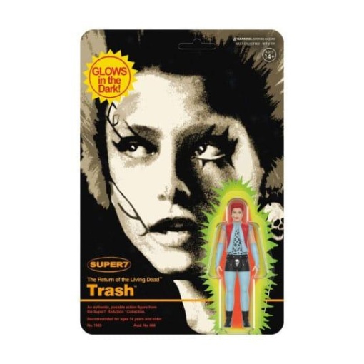 The Return of the Living Dead Figura ReAction Wave 04 Trash (Monster Glow) 10 cm