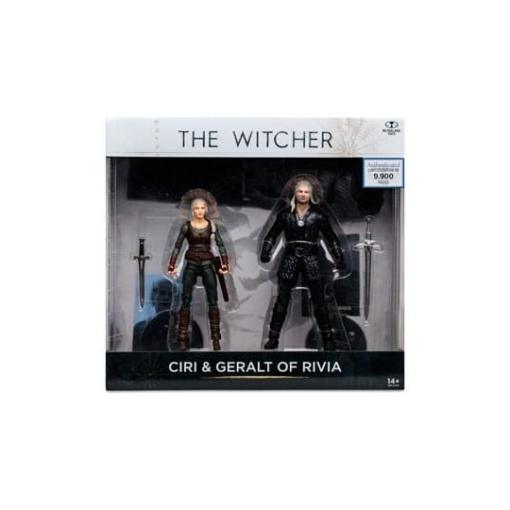 The Witcher Figura Geralt y Ciri (Netflix Season 3) 18 cm