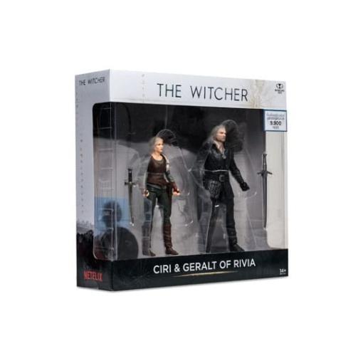 The Witcher Figura Geralt y Ciri (Netflix Season 3) 18 cm