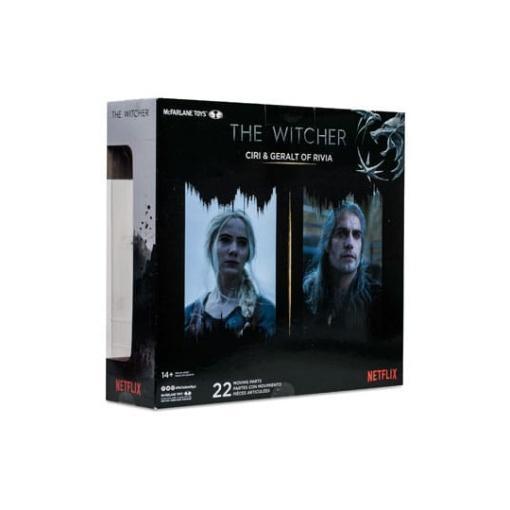 The Witcher Figura Geralt y Ciri (Netflix Season 3) 18 cm