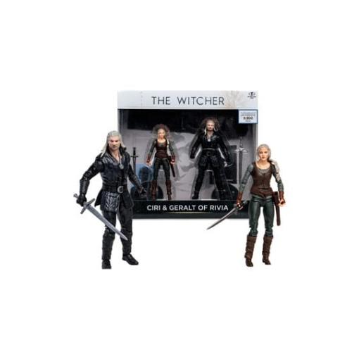 The Witcher Figura Geralt y Ciri (Netflix Season 3) 18 cm