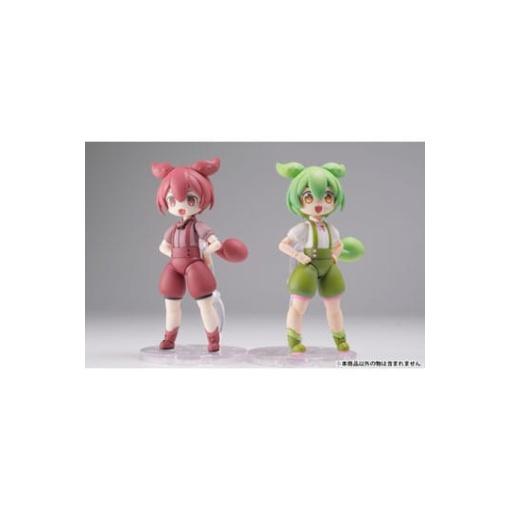 Tohoku Zunko Plastic Model Kit 1/12 Plafia Ankomon Mini Figure Set 10 cm