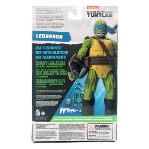 Tortugas Ninja Figura BST AXN Leonardo (IDW Comics) 13 cm