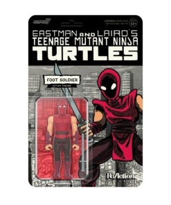 Tortugas Ninja Figura ReAction Wave 11 Foot Soldier (Comic Color) 10 cm