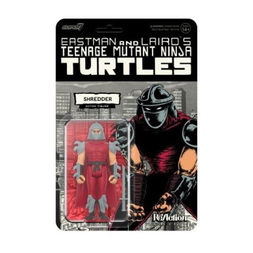 Tortugas Ninja Figura ReAction Wave 11 Shredder (Comic Color) 10 cm