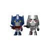 Transformers Retro Series Pack de 2 POP! Movies Vinyl Figuras OP/MT 2PK(MT) 9 cm - Embalaje dañado