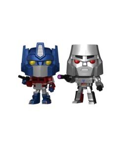 Transformers Retro Series Pack de 2 POP! Movies Vinyl Figuras OP/MT 2PK(MT) 9 cm - Embalaje dañado