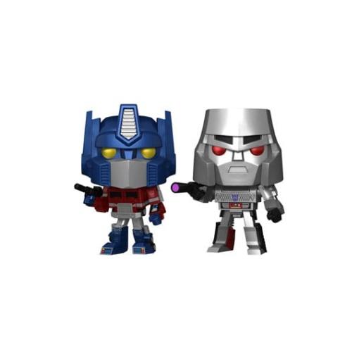 Transformers Retro Series Pack de 2 POP! Movies Vinyl Figuras OP/MT 2PK(MT) 9 cm - Embalaje dañado