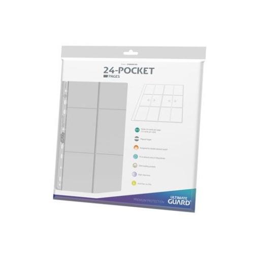 Ultimate Guard 24-Pocket QuadRow Pages Side-Loading Transparente (10)