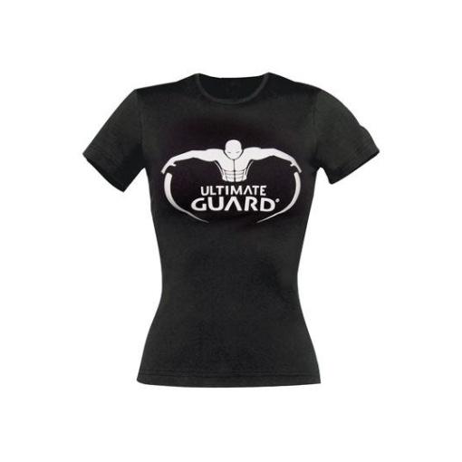 Ultimate Guard Camiseta Chica Logo Negro