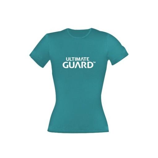 Ultimate Guard Camiseta Chica Wordmark Gasolina Azul