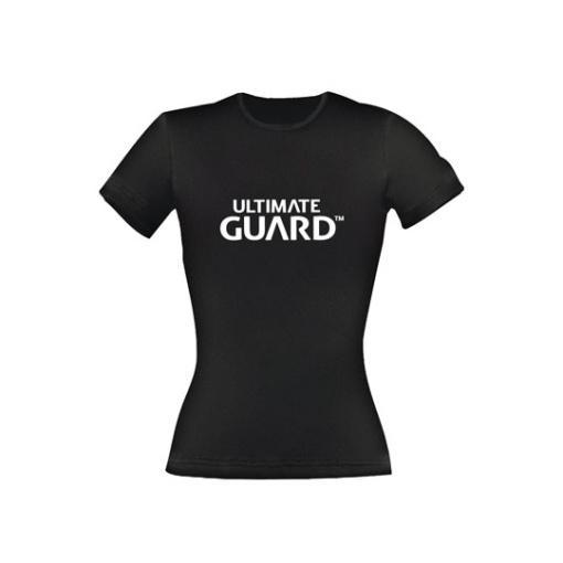 Ultimate Guard Camiseta Chica Wordmark Negro