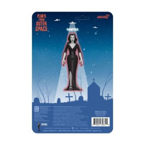 Vampira Figura ReAction Wave 01 Vampira Plan 9 Grayscale 10 cm