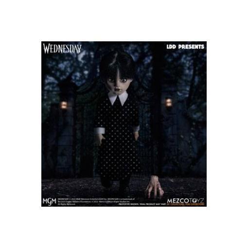 Wednesday Living Dead Dolls Muñeco Wednesday Addams 25 cm - Embalaje dañado