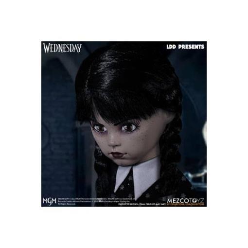 Wednesday Living Dead Dolls Muñeco Wednesday Addams 25 cm - Embalaje dañado