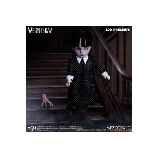 Wednesday Living Dead Dolls Muñeco Wednesday Addams 25 cm - Embalaje dañado