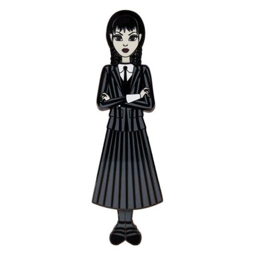 Wednesday by Loungefly Pin Set de 4 Chapas esmaltadas Wednesday Addams Paper Doll 3 cm