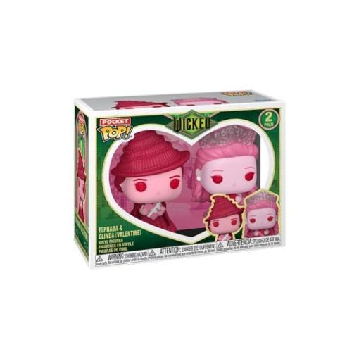 Wicked Pack de 2 Figuras Pocket POP! Vinyl Valentines 4 cm