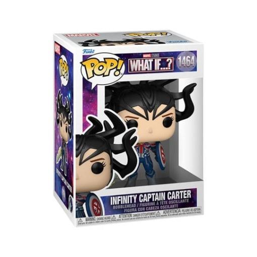 ¿Qué pasaría si...? POP! Animation Vinyl Figura Infinity Captain Carter 9 cm