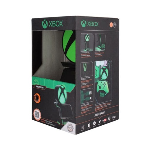 Microsoft Xbox Soporte con luz Cably Guys Ikons Logo 20 cm