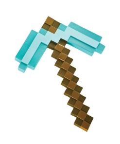 Minecraft Réplica Plástico Diamond Pickaxe 40 cm