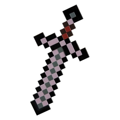 Minecraft Réplica Plástico Nether Sword 51 cm