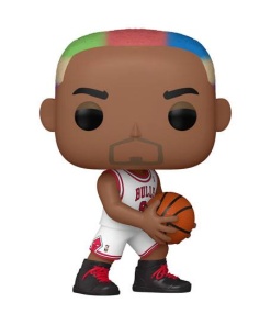 NBA Legends POP! Sports Vinyl Figura Dennis Rodman (Bulls Home) 9 cm - Embalaje dañado