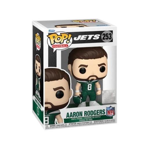 NFL: Legends POP! Sports Vinyl Figura Jets- Aaron Rodgers 9 cm - Embalaje dañado