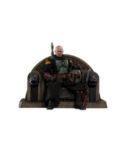 Star Wars The Mandalorian Figura 1/6 Boba Fett (Repaint Armor) and Throne 30 cm