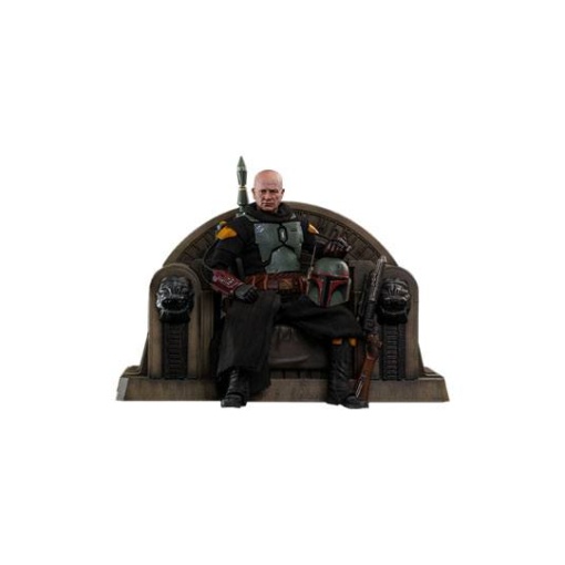 Star Wars The Mandalorian Figura 1/6 Boba Fett (Repaint Armor) and Throne 30 cm