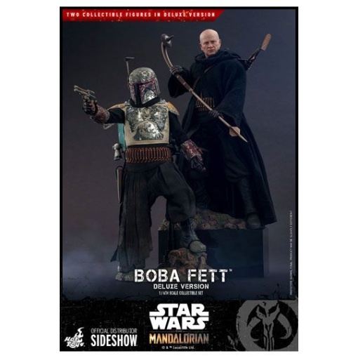 Star Wars The Mandalorian Pack de 2 Figuras 1/6 Boba Fett Deluxe 30 cm