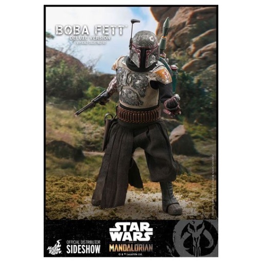 Star Wars The Mandalorian Pack de 2 Figuras 1/6 Boba Fett Deluxe 30 cm